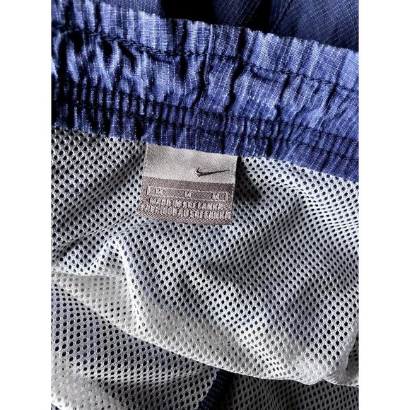 Vtg Nike Men M Navy Board Shorts Beach Swim Trunks - Picture 5 of 9